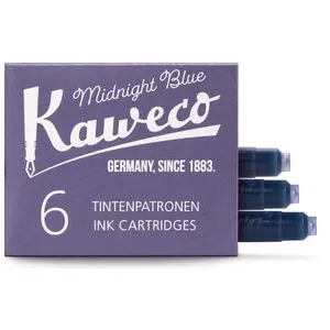 Kaweco Füllerpatronen K2830.03, Mitternachtsblau, 6 Stück