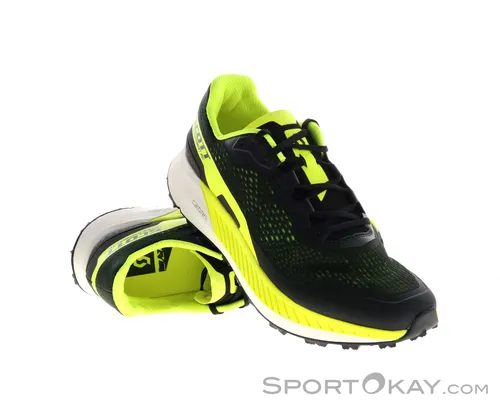 Scott Herren Ultra Carbon RC Schuhe (Größe 44.5, schwarz) - Technischer Langstrecken-Trailrunningschuh für Wettkämpfe, bietet durch die Carbon-Sohle außergewöhnliche Effizienz und Performance.
