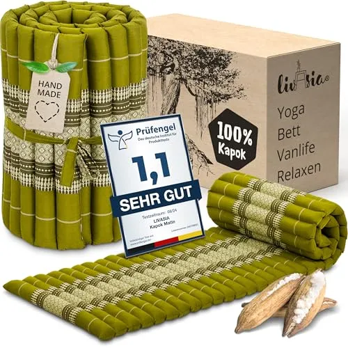 livasia Rollmatte Rollmatratze S in grün von livasia