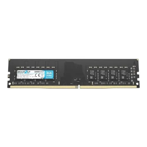 BRAINZAP 8GB DDR4 RAM DIMM PC4-3200AA-UA2-11 1Rx8 3200 MHz 1.2V CL22 Computer PC Arbeitsspeicher Unbuffered Non-ECC