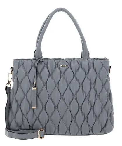 Picard Jolie Henkeltasche 31 cm grey - Damen-Shopper mit schickem Design und zahlreichen Fächern für optimale Organisation Ihrer Alltagsutensilien. Stilvoll und praktisch zugleich!