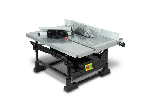 EBERTH Baukreissäge Elektrisch 800W - Profi Tischkreissäge mit 200mm Hartmetallsägeblatt - Sägen: Robuste Tischkreissäge mit 800 Watt Leistung und neigbarem Sägeblatt bis 45°, ideal für präzise Längs- und Gehrungsschnitte.