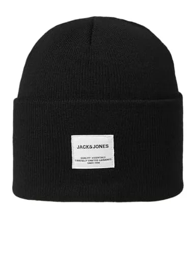 JACK & JONES JACLONG Knit Beanie NOOS in schwarz von Jack & Jones