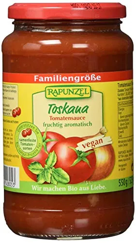 Rapunzel Tomatensauce Toskana, 2er Pack (2 x 550 g) - Bio