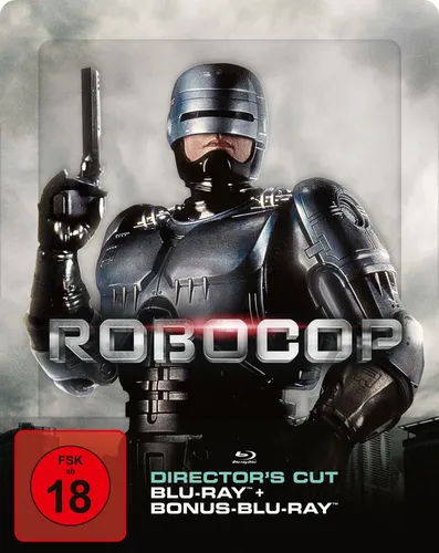Robocop (Director's Cut) Steelbook (Blu Ray+Bonus-Blu-Ray) NEU/OVP