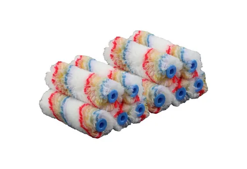 Work plus Farbwalze Farbroller Satz Farbwalzen 100mm 10er Set