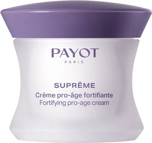 Payot Supreme Fortifying Pro-Age Cream - Luxuriöse Gesichtspflege für reife Haut, stärkt und schützt mit hyaluronsäurehaltiger Formel für straffere, strahlendere Haut.