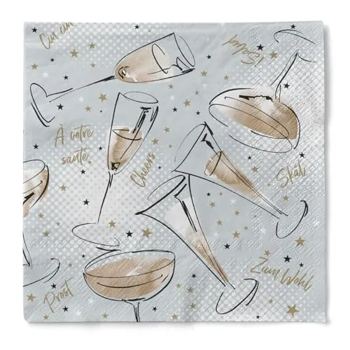 Papierservietten Gold von Mank