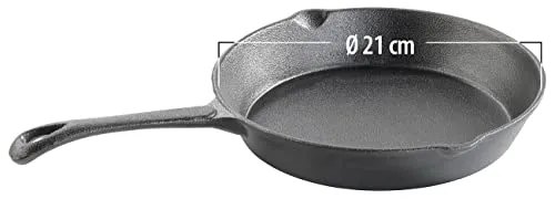 Tornwald-Schmiede Gusseisenpfanne: Gusseisen-Pfanne, 21 cm (Gusseiserne Pfanne, Gusseisenpfanne Grill, Guss)