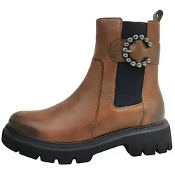 Remonte Damen Chelsea Boots D1W74, flache Stiefeletten für Damen - Wanderschuhe mit herausnehmbarer, schockabsorbierender Innensohle für individuellen Komfort und ein angenehmes Fußklima dank atmungsaktivem Glattleder.