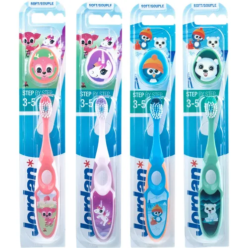 Jordan Step 2 Kinder Zahnbürste 3-5 Jahre, soft, 1 Stück von Jordan Norholt