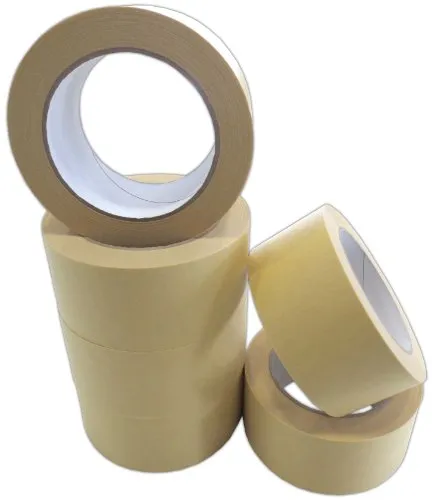 Feinkrepp Band 50mmx50m 6 Rollen Profi-Qualität universell Malerkrepp Kreppband Feinkreppband