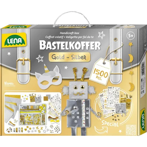 Lena Bastelkoffer Gold & Silber ca. 1.500 T (42666)