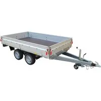 Stema Autoanhänger Doppelachser Basic SH 2000-30-15.2 gebremst - Der STEMA Doppelachser BASIC SH 2000-30-15.2 überzeugt durch seine robuste Bauweise aus feuerverzinktem Stahl. Ideal für gewerbliche und private Transporte mit einer maximalen Nutzlast von 1.534 kg.