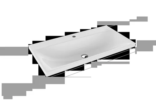 Kaldewei SILENIO Aufsatzwaschtisch 3041 900x460x40 mm von KALDEWEI