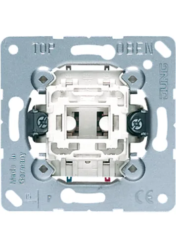 Jung 533U Taster, 1-pol. Wechsler mit N-Klemme, 10 A 250 V ~