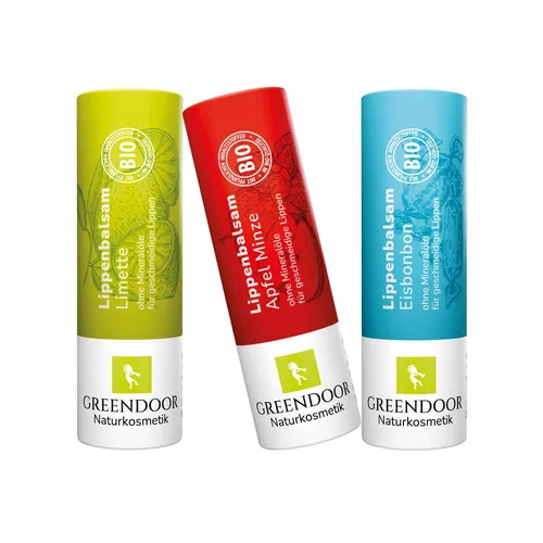 GREENDOOR Lippenpflege Set FRESH