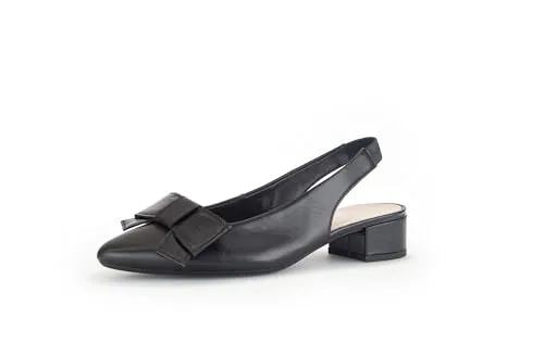 Gabor Damen Slingpumps, elegante Absatzschuhe mit Knöchelriemchen - Bequeme Slingpumps aus Glattleder mit 3,5 cm Blockabsatz. Ideal für Büro und Ausgehen, vereinen sie Stil und Komfort. Perfekt für jeden Anlass!