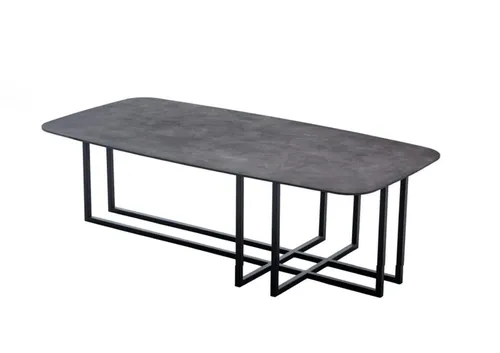 Designer Couchtisch Luxus Tisch - Moderner Beistelltisch für Ihr Wohnzimmer - Eleganter Couchtisch aus hochwertigem Holz, Maße: 138 x 68 x 42 cm, ideal für stilvolle Wohnräume. Mit einfacher Montage und 2 Jahren Herstellergarantie.