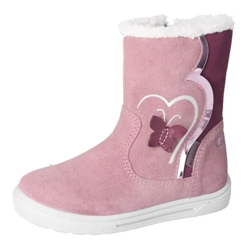 Ricosta Stiefel Leder für Kinder - Wasserdichte Wanderschuhe aus strapazierfähigem Veloursleder, ideal für erste Schritte – mit rutschfester Sohle und warmem Futter für optimalen Komfort und Schutz.