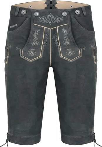 PAULGOS Herren Trachten Lederhose - Kniebund - Echtes Leder - Größe 44 - 60 - Tradition trifft Stil: Die PAULGOS Kniebundlederhose aus echtem Leder vereint handwerkliche Qualität mit modernem Design. In Größen 44-60 erhältlich, bietet sie optimalen Tragekomfort und smarte Details für dein perfektes Trachten-Outfit.