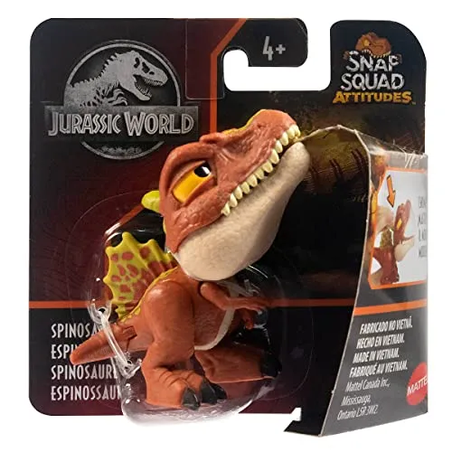 Jurassic World Snap Squad Attitudes Dinosaurier-Figur Spinosaurus