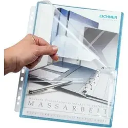 Eichner Dehnfaltentasche DIN A 4 rot aus PVC, von Eichner