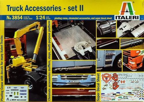 Produktbild Truck Accessories Set II LKW Zubehör Laster 1:24 Model Kit Bausatz Italeri 3854
