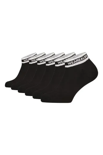 Alife & Kickin Socken Herren 6 PACK - JohnnyAK (Spar-Set) kurze sportliche Socken mit Steifen, aus Baumwolle mit weichem Bund
