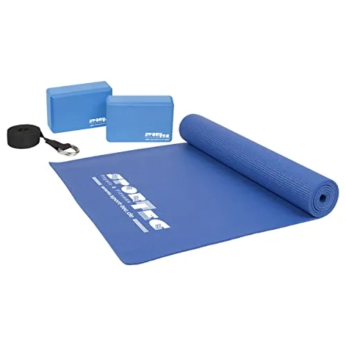 Produktbild Yoga Starter Set – 4-teilig mit Matte, Block und Gurt