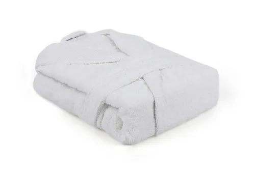 Bademantel aus 100% Baumwolle in Creme - Hochwertiger Bademantel aus 100% Baumwolle, ideal für entspannte Momente zu Hause oder nach der Sauna. Weich und bequem für optimalen Tragekomfort.