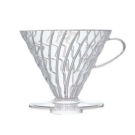 Hario V60-03 Plastic Dripper Clear Hario 4977642730502 in weiß von HARIO
