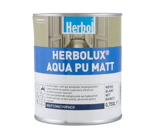 Herbol Herbolux Aqua PU Matt 750 ml weiß