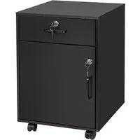 Rollcontainer Aktenschrank abschließbar mit Rollen
