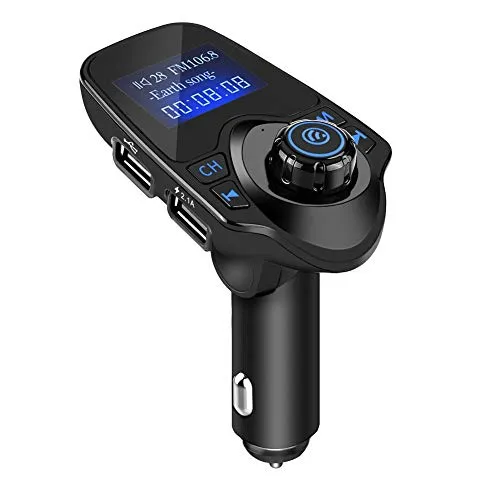 Yctze T11 Bluetooth-Freisprecheinrichtung, MP3-Player, FM-Transmitter, USB-Ladegerät Auto Ladegerät Zigarettenanzünder Auto Bluetooth FM Sender