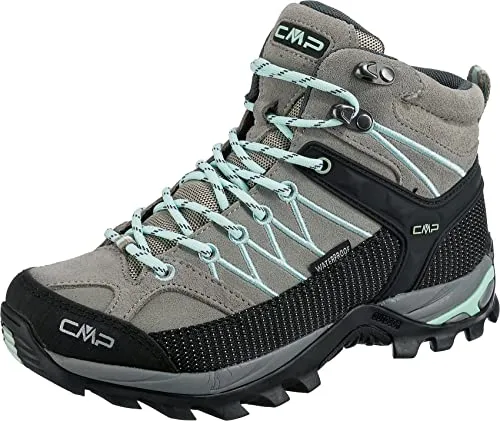 CMP Rigel Mid WMN Trekking Shoes WP sand-malva (03PG) 36 - Wanderschuhe für Damen, wasserfest und atmungsaktiv mit innovativer CMP FullOn GRIP Sohle für exzellente Griffigkeit. Ideal für Trekking und Freizeitaktivitäten, umweltfreundlich und PFC-frei.