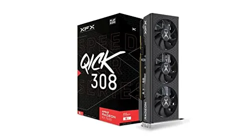 Radeon RX 7600 SPEEDSTER QICK308 BLACK - Grafikkarte, RDNA 3 Architektur, GDDR6, 3x DisplayPort, 1x HDMI 2.1 für beeindruckende Gaming-Performance