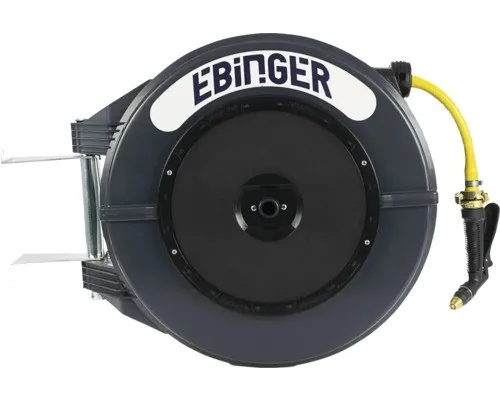 Profi-Schlauchaufroller EBINGER DR 200 – R3 mit 20 m PVC-Schlauch
