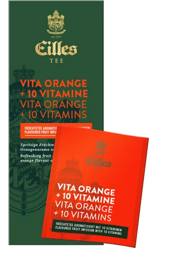 GOURVITA DE EILLES TEE Deluxe VITA ORANGE, 25er Box 1807
