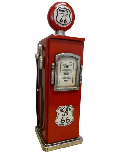 Design-Schrank Zapfsäule im Retrolook rot 61cm in rot von PointHome