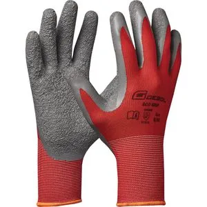Gebol Arbeitshandschuhe Eco Grip, 709690, Latex-Beschichtung, rot, Größe 9 / L
