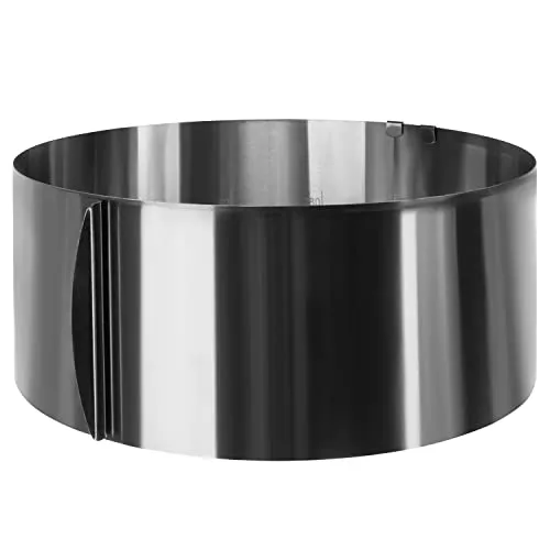 Ruhhy Backring Tortenring verstellbar 12 cm hoch Ø 30cm Kuchenring Profi- Hobbybäcker 18909