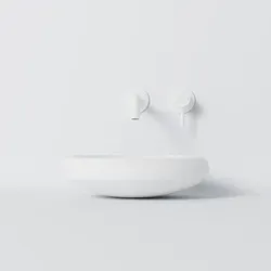 Steinberg Serie 440 Aufsatzwaschtisch, rund, ohne Überlauf von Steinberg