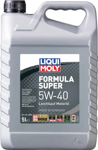 Liqui Moly Leichtlauf Motorenöl Formula Super 5W-40LL 5 L