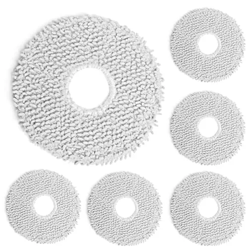 Stück Wischtücher Ersatzteile für Dreametech L10 Ultra / L10s Pro / L10s Ultra / L10 Prime / L20 Ultra / X40 Ultra/Xiaomi X20+ Staubsauger, Waschbaren Mikrofaser Nasses Wisch-Pads Zubehör 6
