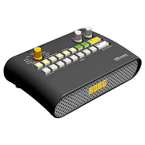 Korg DKO KR-MINI Rhythmus-Box Schwarz - E-Drums mit 60 Rhythmus-Pattern, 16 Pads für kreative Beats und tragbarem Design – ideal für Musiker überall.