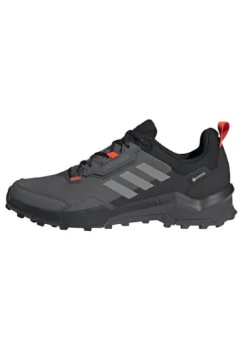 adidas TERREX AX4 GORE-TEX Wanderschuh - wasserdicht in Grau, atmungsaktiv und ideal für anspruchsvolle Wanderungen, Größe 42 2/3 EU