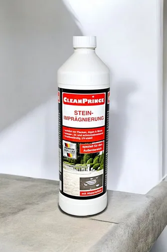 Produktbild CleanPrince Steinimprägnierung wasserbasierend farblos Naturstein-Imprägnierung, diffusionsoffene, gebrauchsfertige Premium-Imprägnierung