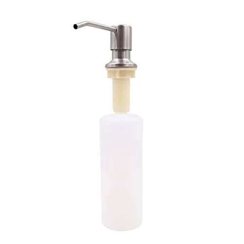 WANGCL Küchenspüle, Seifenspender, 300 ml, nachfüllbar, Edelstahl, für Dusche, Küche, Seifenspender, Lotionspender, Werkzeuge für Zuhause, Küche, Spüle, Spüle