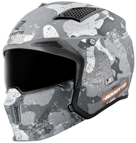 Bogotto Radic Camo 22.06 Helm XL, weiss in weiß von Bogotto